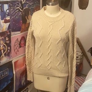 Charlotte Russe pearl sweater